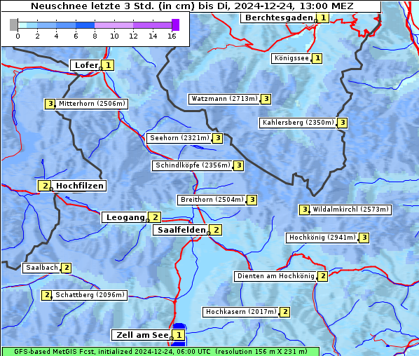 Neuschnee, 24. 12. 2024