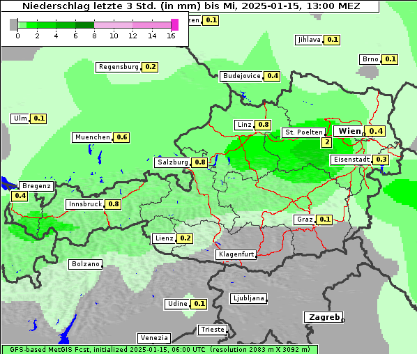 Niederschlag, 15. 1. 2025