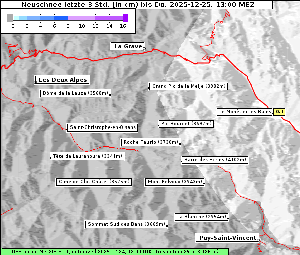 Neuschnee, 25. 12. 2025
