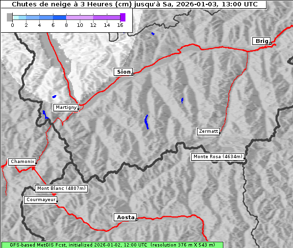 Neuschnee, 3. 1. 2026