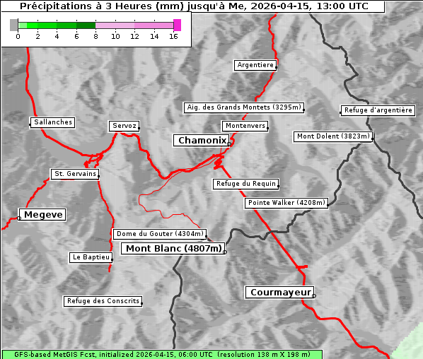 Niederschlag, 15. 4. 2026