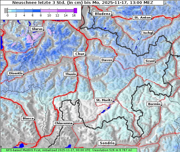 Neuschnee, 17. 11. 2025