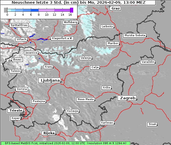 Neuschnee, 9. 2. 2026