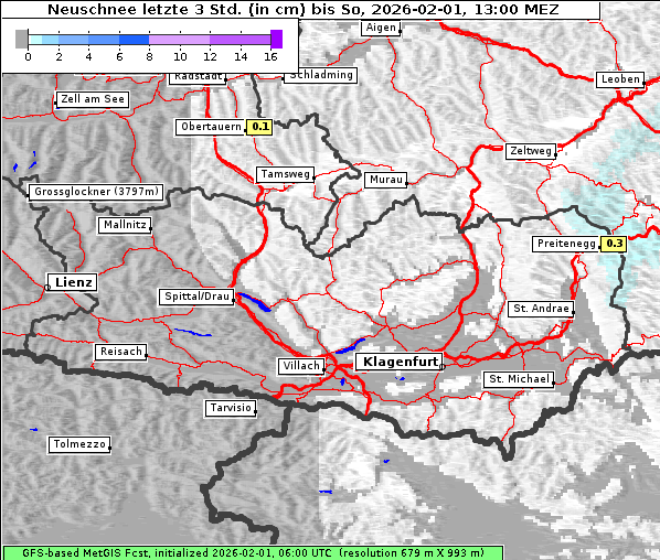 Neuschnee, 1. 2. 2026