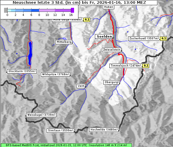 Neuschnee, 16. 1. 2026