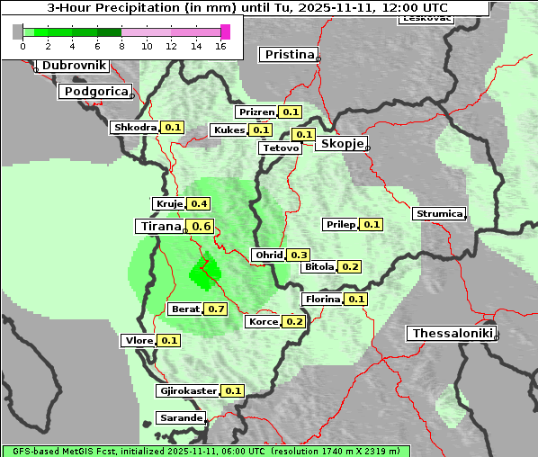 Niederschlag, 11. 11. 2025