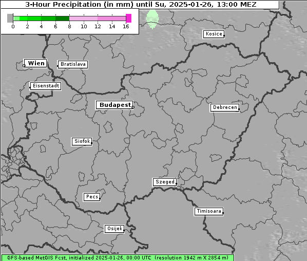 Niederschlag, 26. 1. 2025