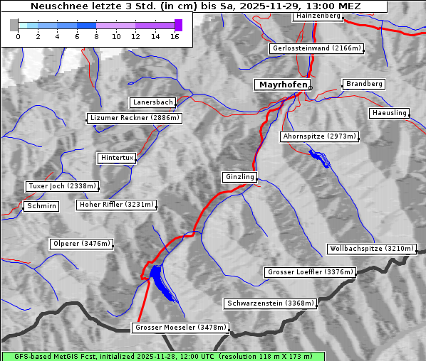 Neuschnee, 29. 11. 2025