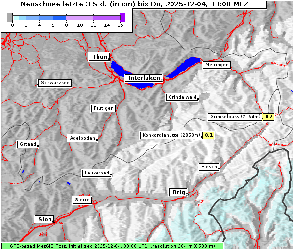 Neuschnee, 4. 12. 2025