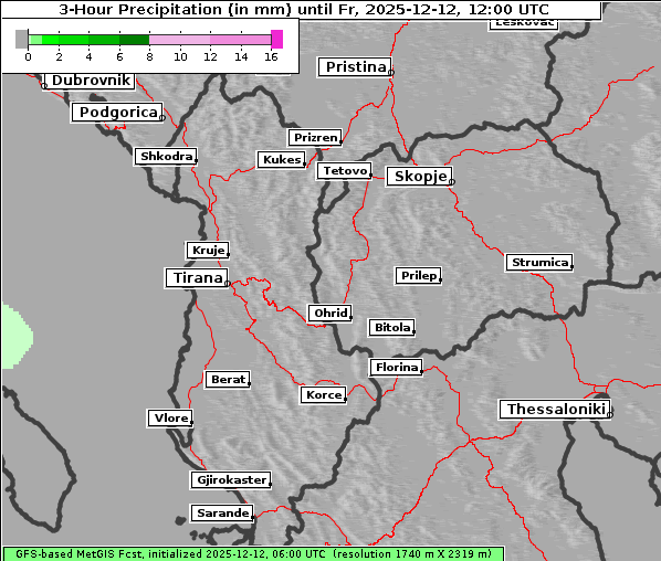 Niederschlag, 12. 12. 2025