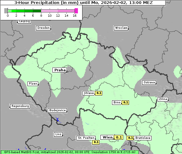 Niederschlag, 2. 2. 2026