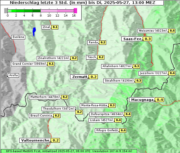 Niederschlag, 27. 5. 2025