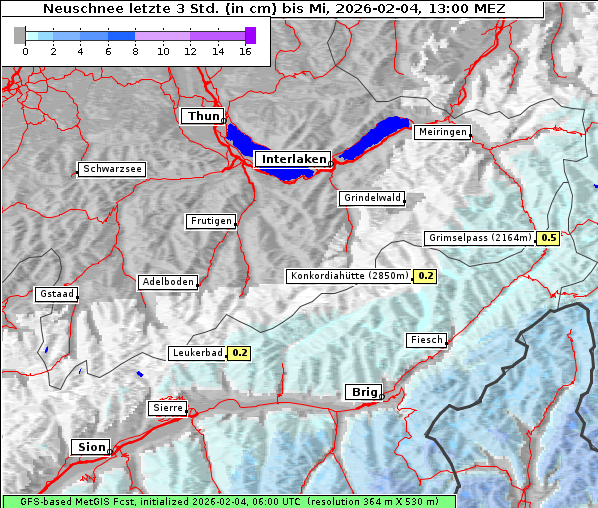 Neuschnee, 4. 2. 2026