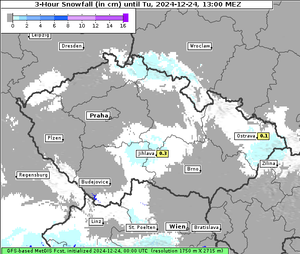 Neuschnee, 24. 12. 2024