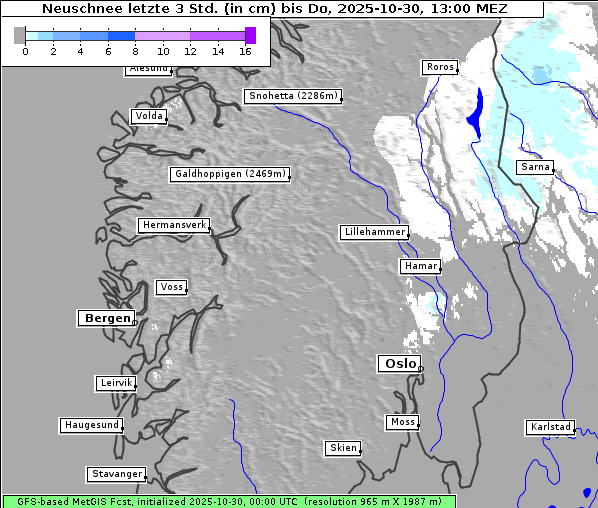 Neuschnee, 30. 10. 2025