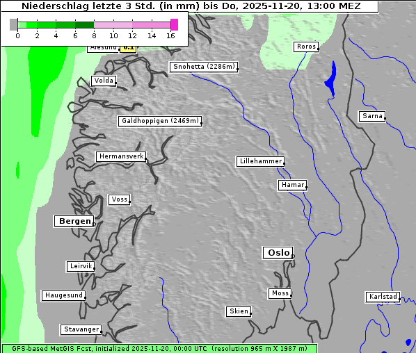 Niederschlag, 20. 11. 2025