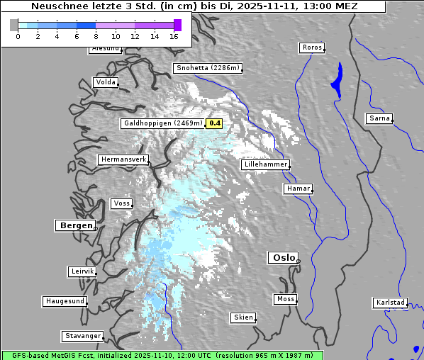 Neuschnee, 11. 11. 2025