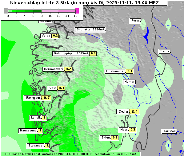 Niederschlag, 11. 11. 2025