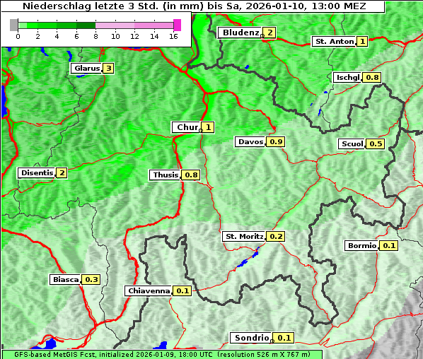 Niederschlag, 10. 1. 2026