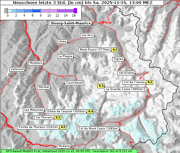 Neuschnee, 15. 11. 2025