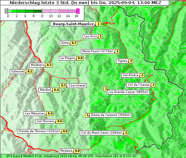 Niederschlag, 4. 9. 2025