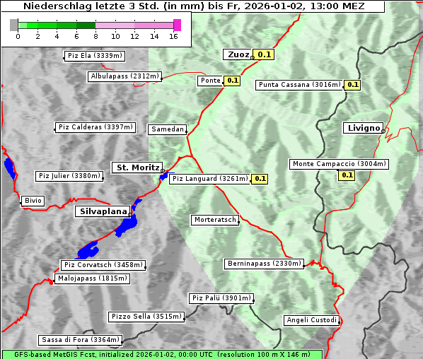 Niederschlag, 2. 1. 2026