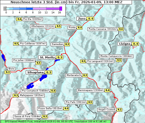 Neuschnee, 9. 1. 2026