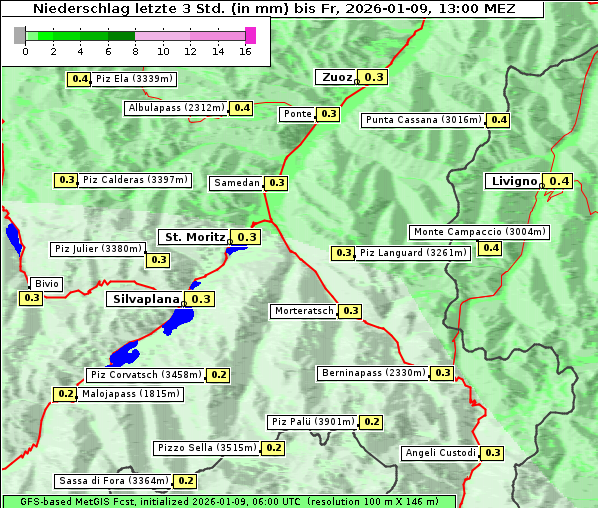 Niederschlag, 9. 1. 2026