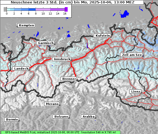 Neuschnee, 6. 10. 2025