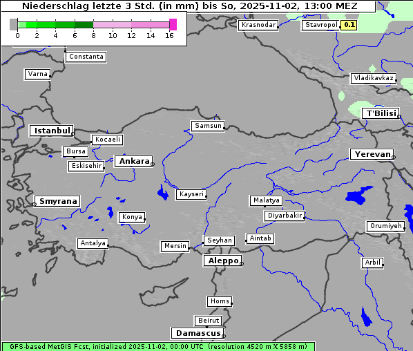 Niederschlag, 2. 11. 2025