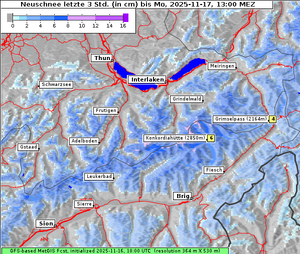 Neuschnee, 17. 11. 2025