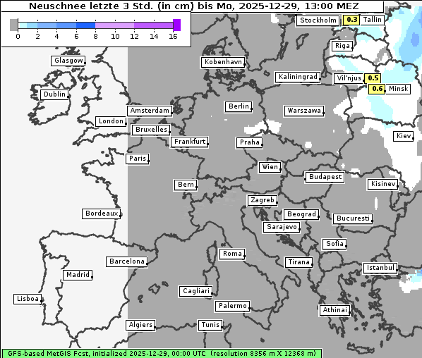 Neuschnee, 29. 12. 2025