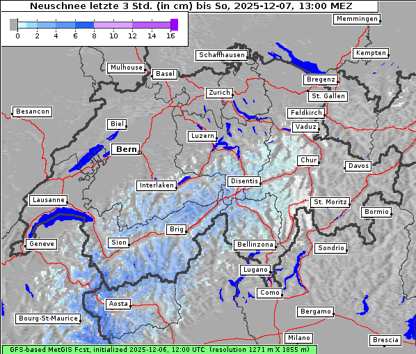 Neuschnee, 7. 12. 2025