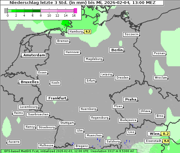 Niederschlag, 4. 2. 2026
