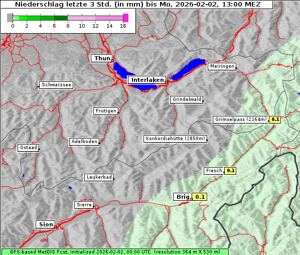 Niederschlag, 2. 2. 2026