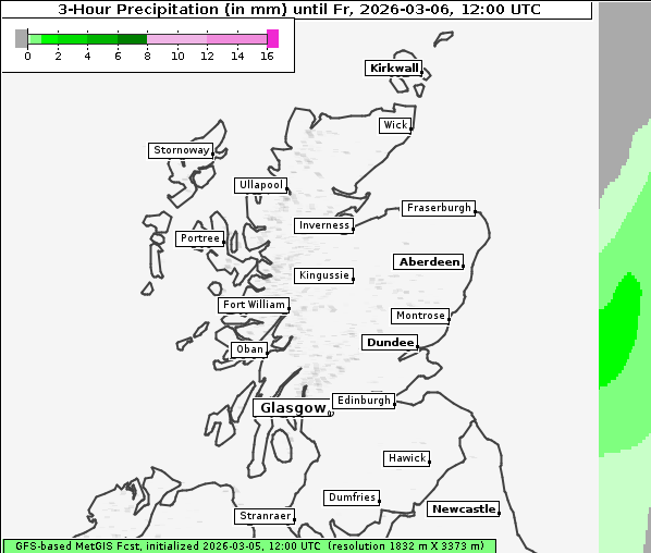 Niederschlag, 6. 3. 2026