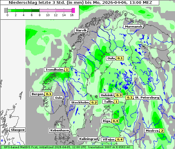 Niederschlag, 6. 4. 2026
