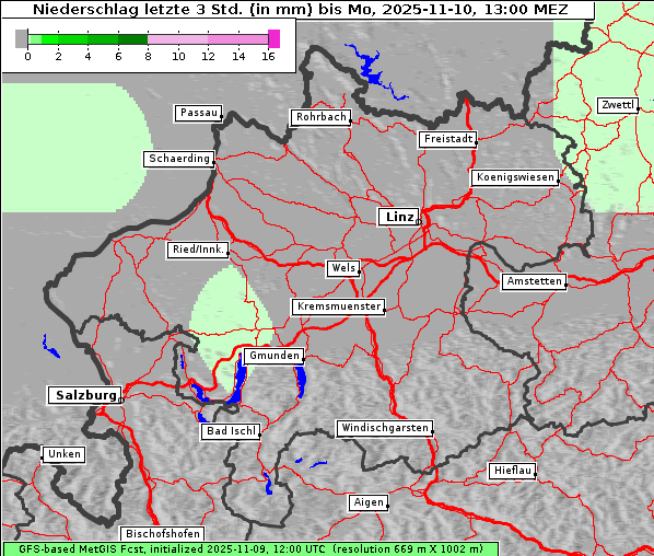 Niederschlag, 10. 11. 2025