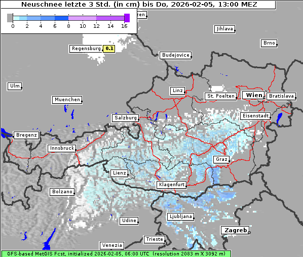Neuschnee, 5. 2. 2026