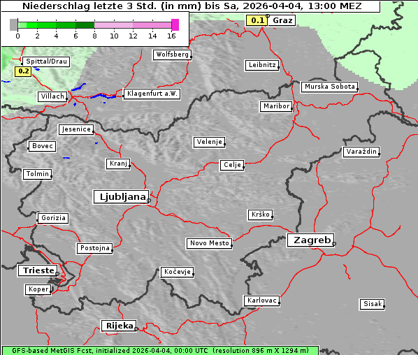 Niederschlag, 4. 4. 2026