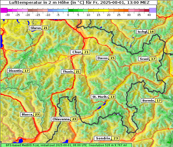 Temperatur, 1. 8. 2025