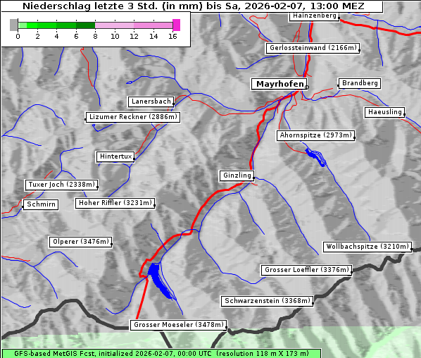 Niederschlag, 7. 2. 2026
