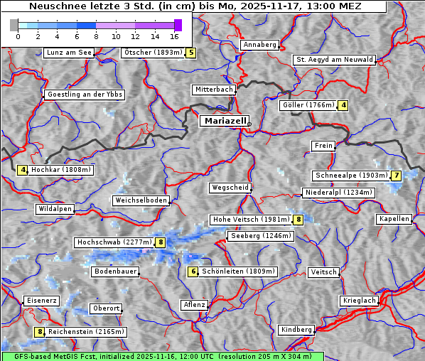 Neuschnee, 17. 11. 2025
