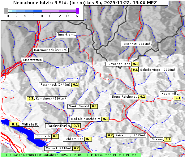 Neuschnee, 22. 11. 2025