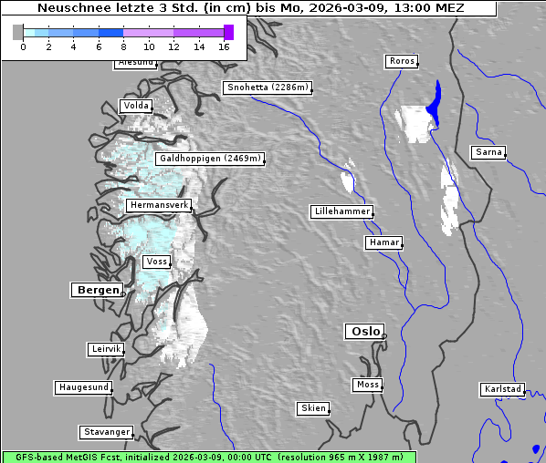 Neuschnee, 9. 3. 2026