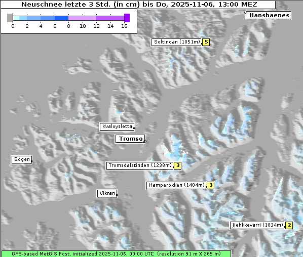 Neuschnee, 6. 11. 2025