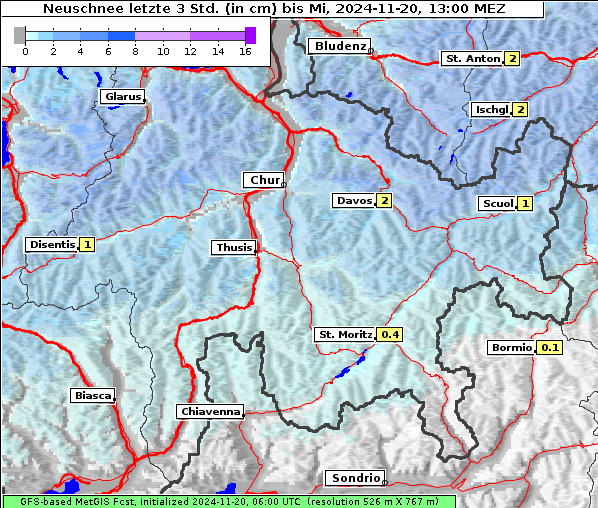 Neuschnee, 20. 11. 2024