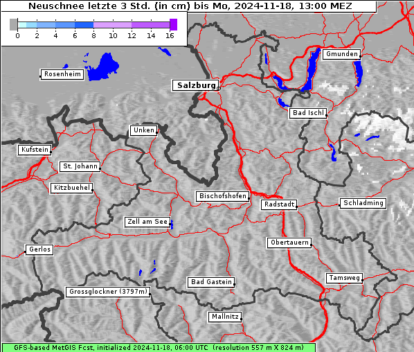 Neuschnee, 18. 11. 2024