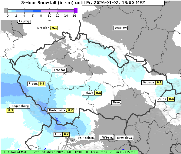 Neuschnee, 2. 1. 2026