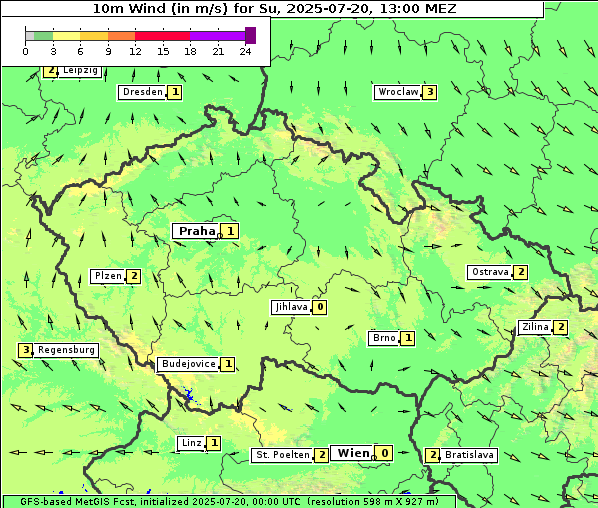 Wind, 20. 7. 2025